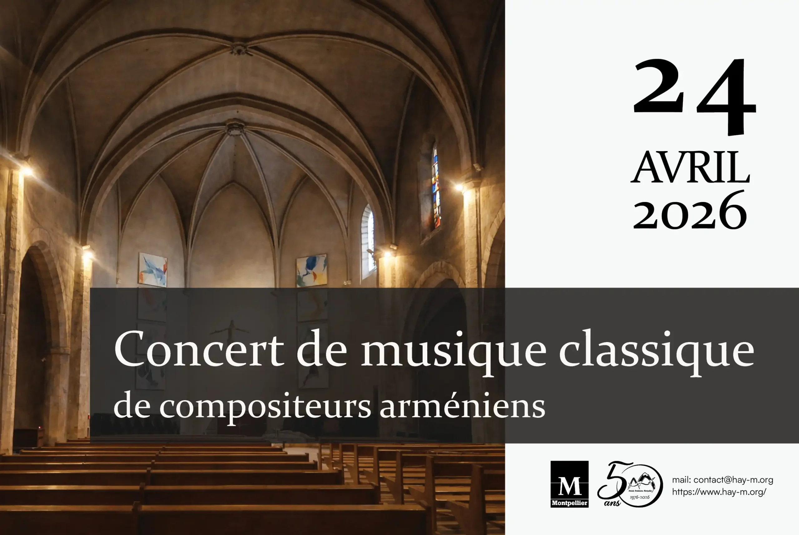 Concert de musique classique de compositeurs arméniens